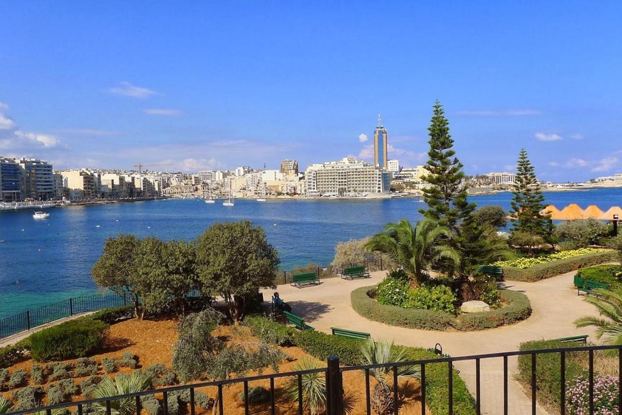 Luxury Apt W/ Side Seaviews And Pool, Top Location Сліма Екстер'єр фото
